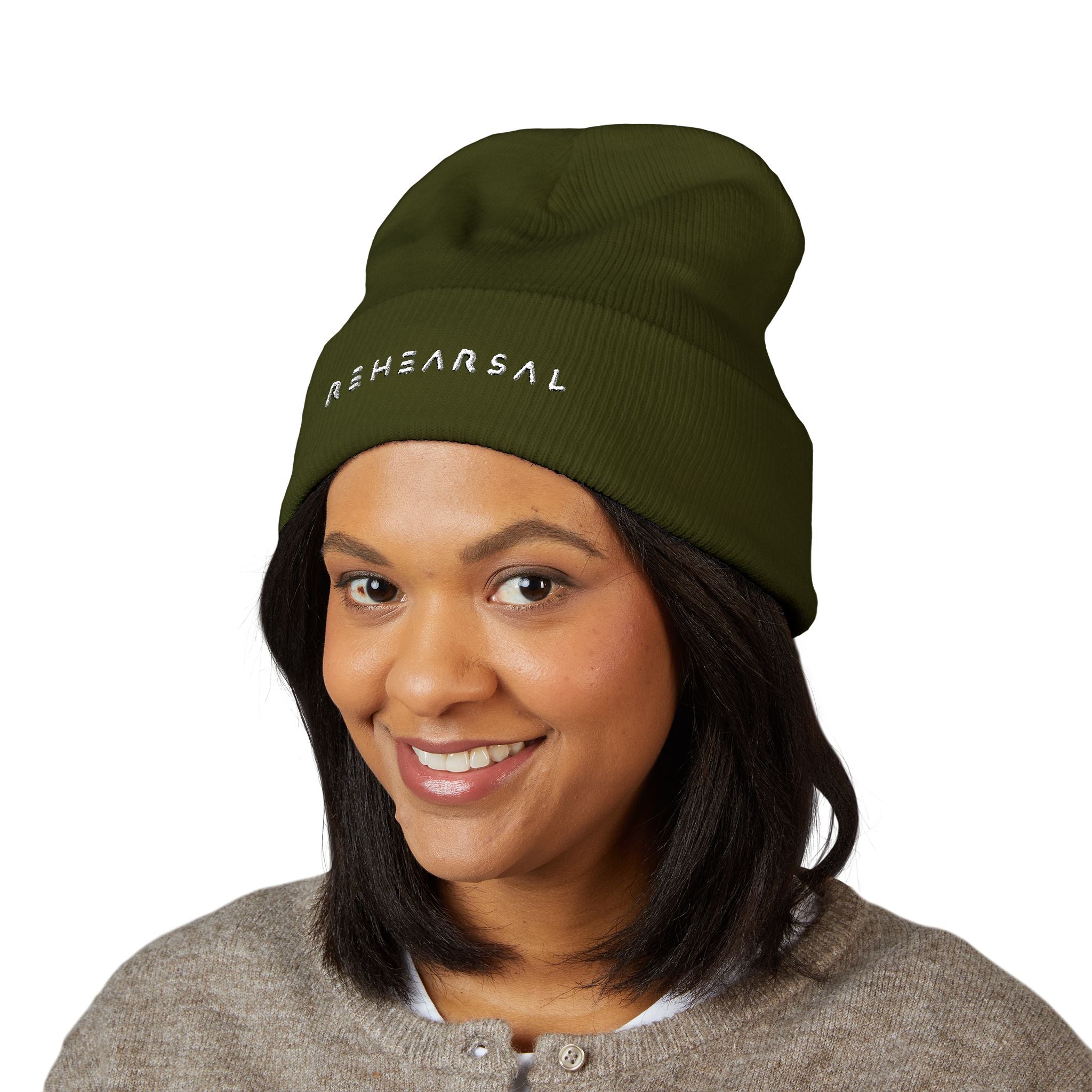 REHEARSAL Embroidered Beanie