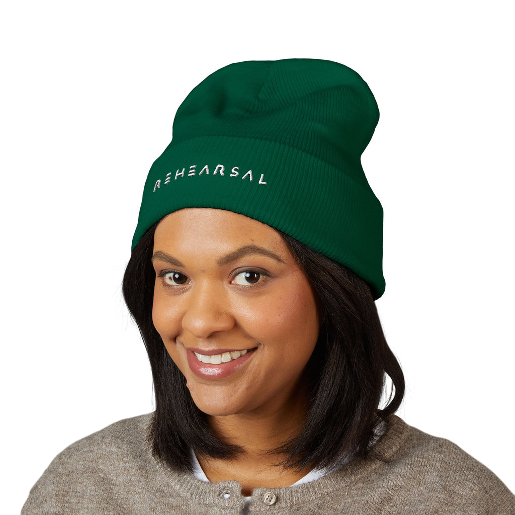 REHEARSAL Embroidered Beanie