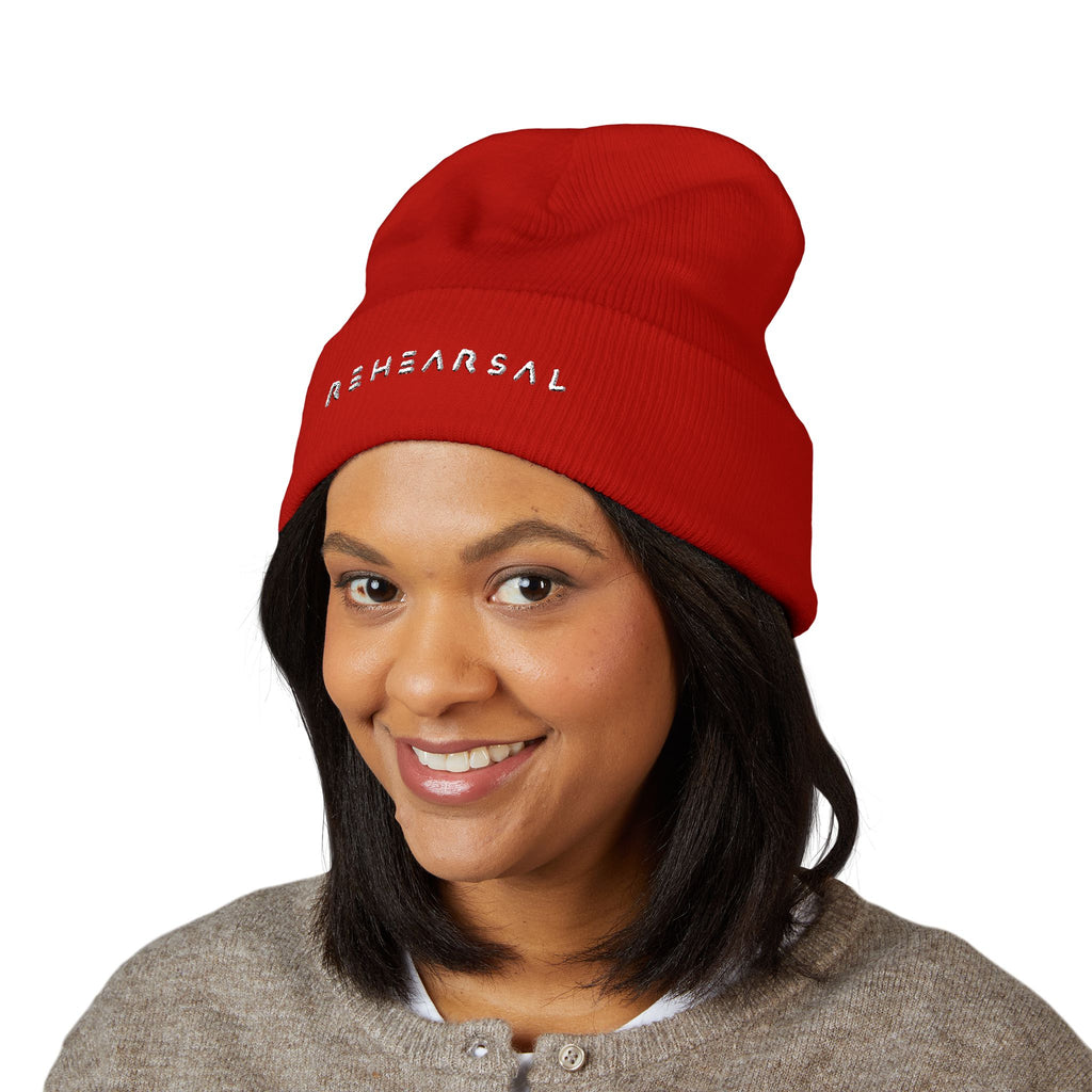 REHEARSAL Embroidered Beanie