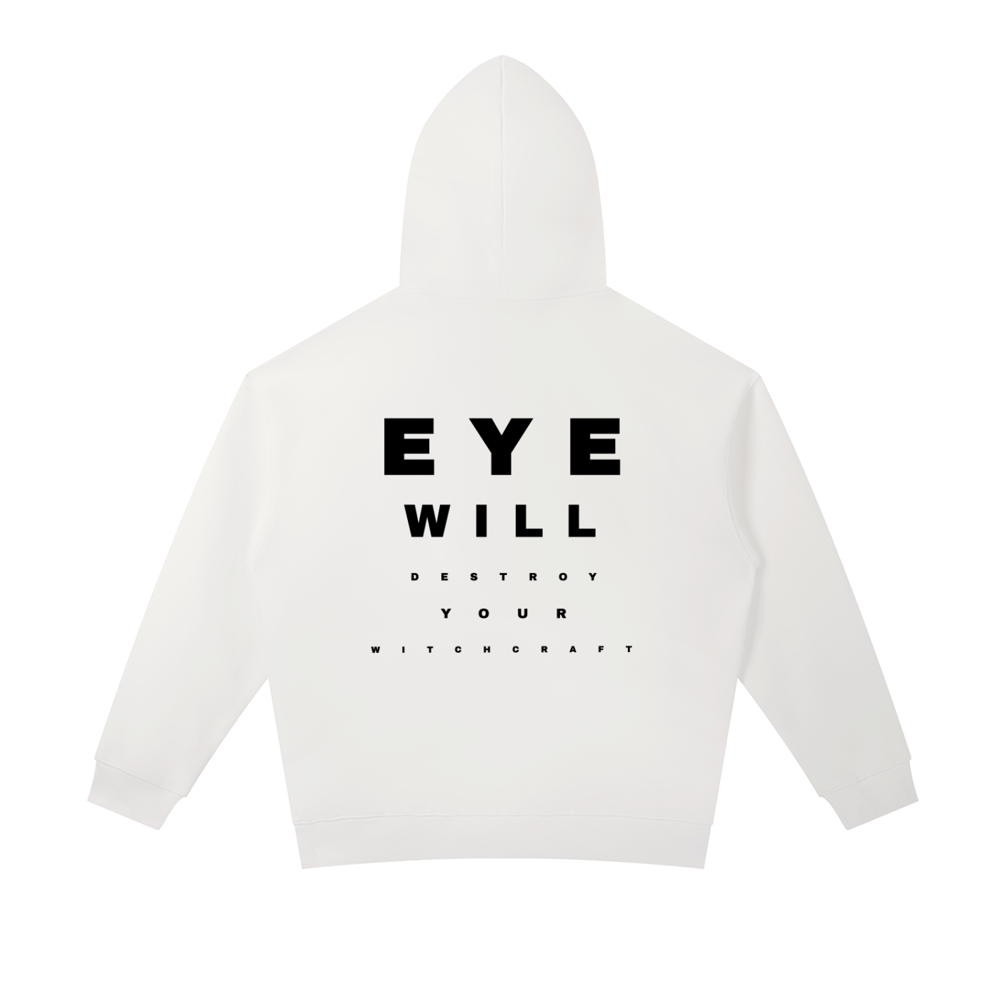 "Eye Will Destroy Your Witchcraft" Essential Heavyweight Hoodie