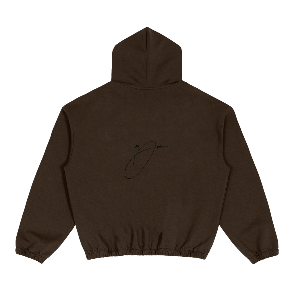 Boxy Cinched Hem Hoodie